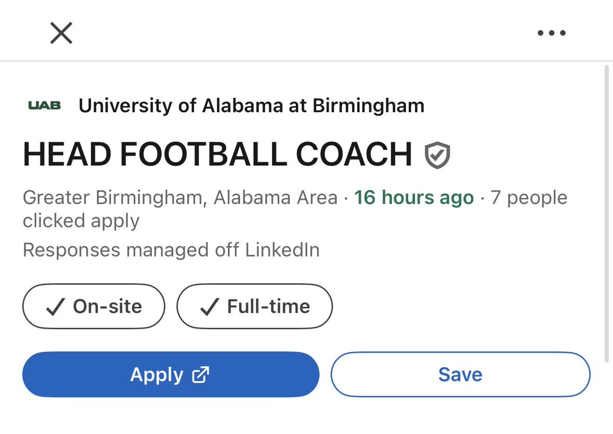 GoldnTickit's tweet image. Yes this is a real posting on LinkedIn