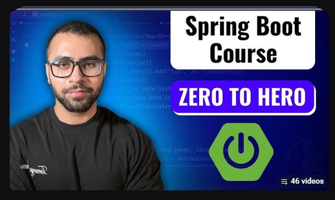 OjasSharma276's tweet image. I started my Java journey by first learning the basics of Java and understanding how it works.

Then I completed OOP in Java.
I built a Library Management System and a Bank Management System using JDBC.

I followed EngineeringDigest’s Spring Boot playlist for my first Spring Boot…