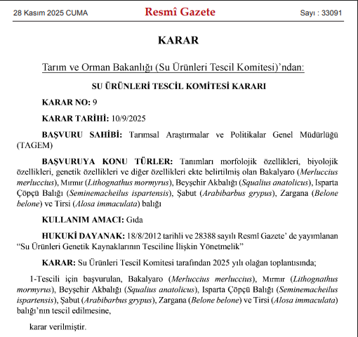 SuRehberi's tweet photo. ⏩ Yedi Yerli Balık Türüne Resmî Tescil: Karar Resmî Gazete’de 
🐟 https://t.co/tm6GLxFN6n
#surehberi #suürünleri #suürünlerihabersitesi https://t.co/6GsqjLWmRI