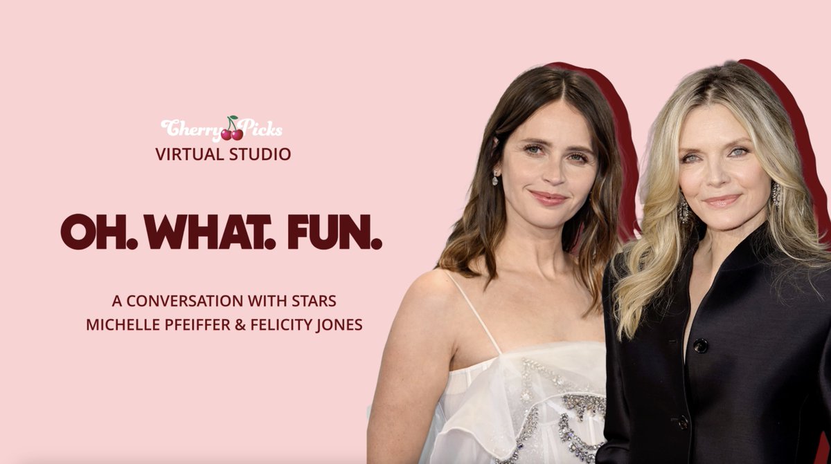 Michelle Pfeiffer &amp; Felicity Jones talked to #CherryPicks about #OhWhatFun, how the new holiday film is a different take on the genre, and the unseen labor of moms everywhere. 🎄

🔗: youtu.be/NRmYhxXLxV0