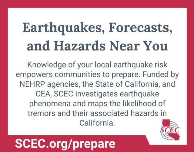 Statewide California Earthquake Center tweet media