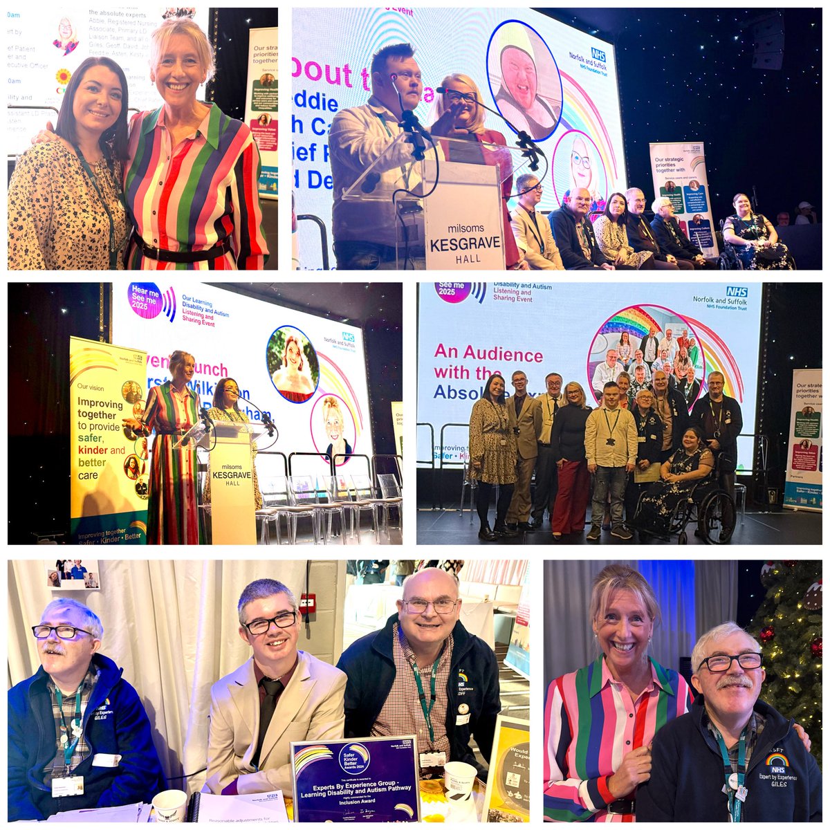 ZoeBillingham's tweet photo. What a day at ‘Hear Me See Me’ @NSFTtweets Learning Disability and Autism listening and sharing event. It was quite simply awesome! Thanks to all who made this happen but most importantly to our experts by experience Giles Geoff David John Freddie Asten Kirsty and Paul 🙏🤩👏 https://t.co/ME2uFIcX2m