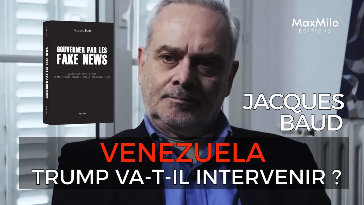 Jacques Baud - Trump attaquera-t-il le Venezuela?

🛑 Entretien avec Jacques Baud sur les tensions USA-VENEZUELA 👇
youtu.be/jFwxMolZREg

maxmilo.com/products/gouve…?