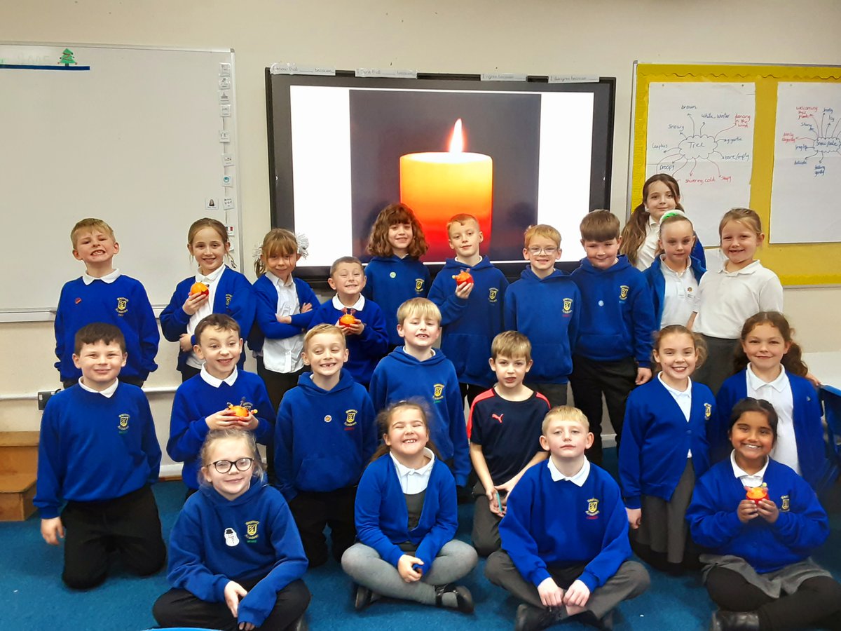 WaycroftAcademy's tweet photo. Year 3 have been learning all about the Nativity story and have also been discussing traditions that they have with their families. They devoted the first day of Advent by creating Christingles! The children were very engaged and eager to create this popular Christmas tradition! https://t.co/QghJEE0G2v