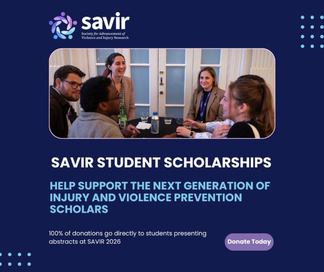 christen_rexing's tweet photo. I donated. Will you help us reach our goal the #GivingTuesday? Support #InjuryPrevention by contributing to SAVIR's student scholarship fund. Your donation empowers &amp; connects future researchers. 

Donate here: https://t.co/M95fPZ0K6J 
#IVP #PublicHealth #SAVIR #StudentSupport https://t.co/UEFTeQuqre