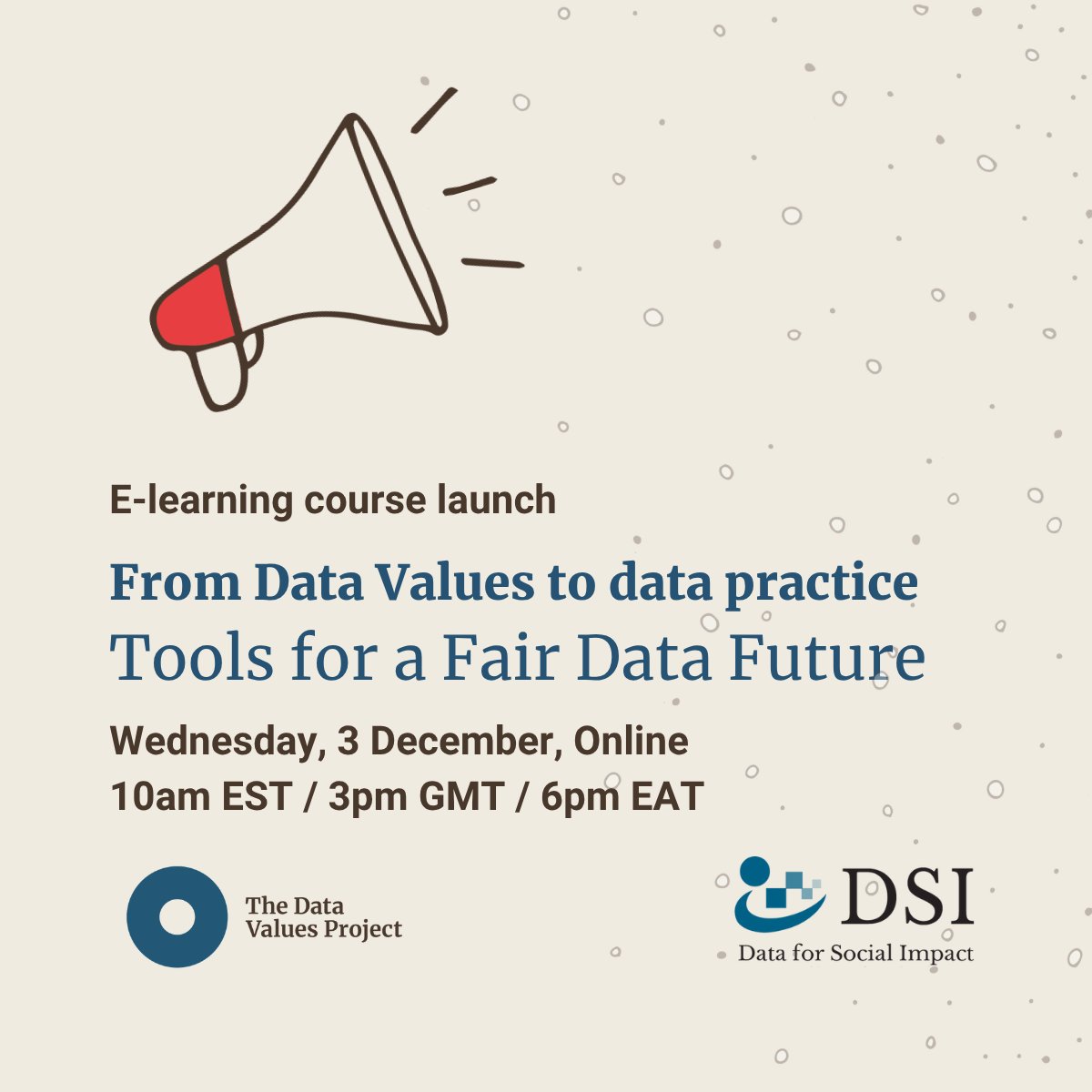csdwustl's tweet photo. Registration closes soon for tomorrow’s launch of our new e-learning course. Join us to learn how you can be part of the #DataValues movement and create a fairer future in which data improves lives and empowers people instead of excluding them.

Register: https://t.co/hIM6shsRUa https://t.co/fqCgcIAGVl