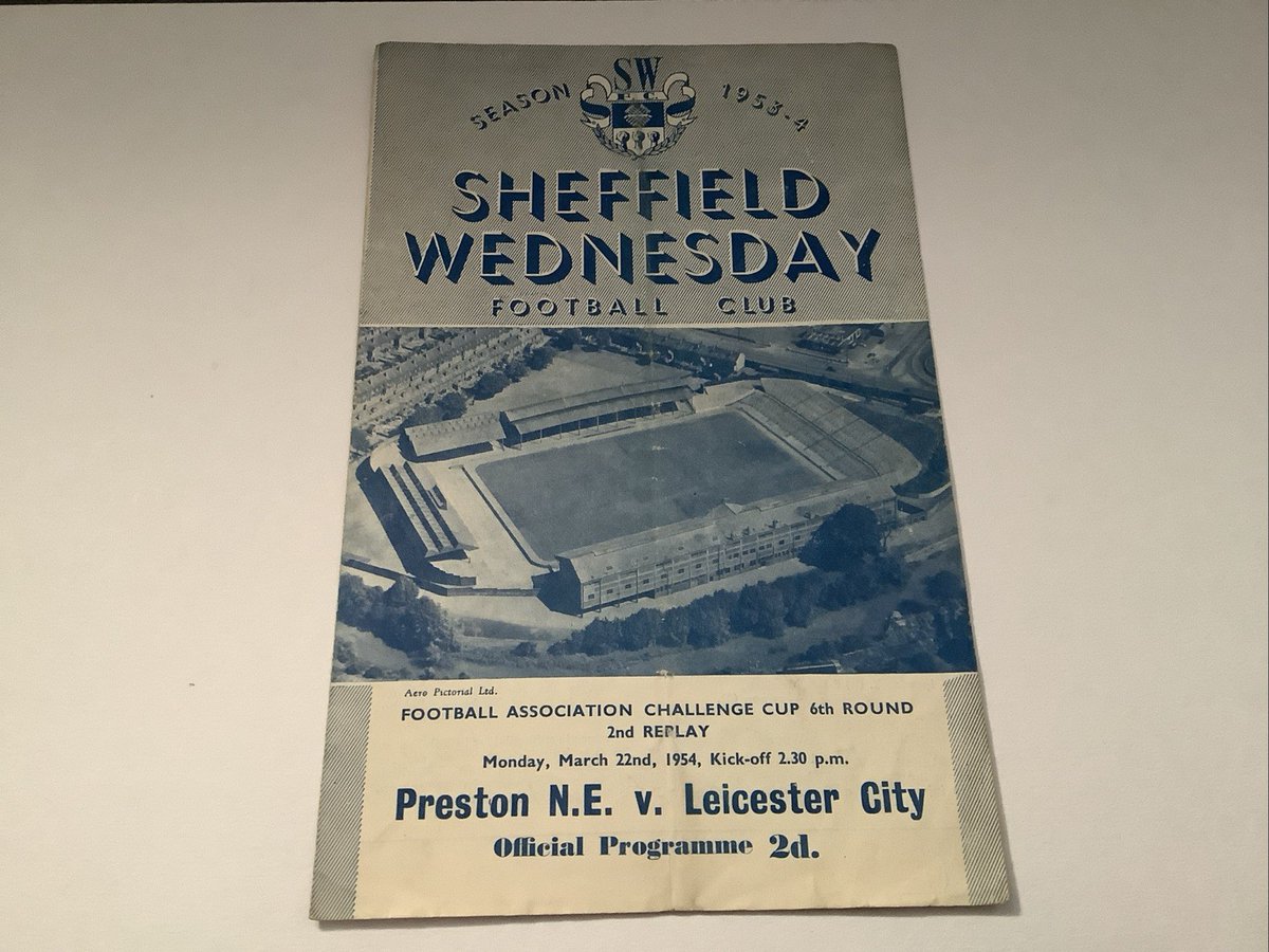 LCFCmemorabilia's tweet image. SHEFFIELD WEDNESDAY V LEICESTER CITY FA CUP SIXTH RD 2nd REPLAY PROGRAMME 1954

£12.99 currently

1 bid

Ends Sun 7th Dec @ 12:41pm

ebay.co.uk/itm/2775444467…

#ad #LCFC