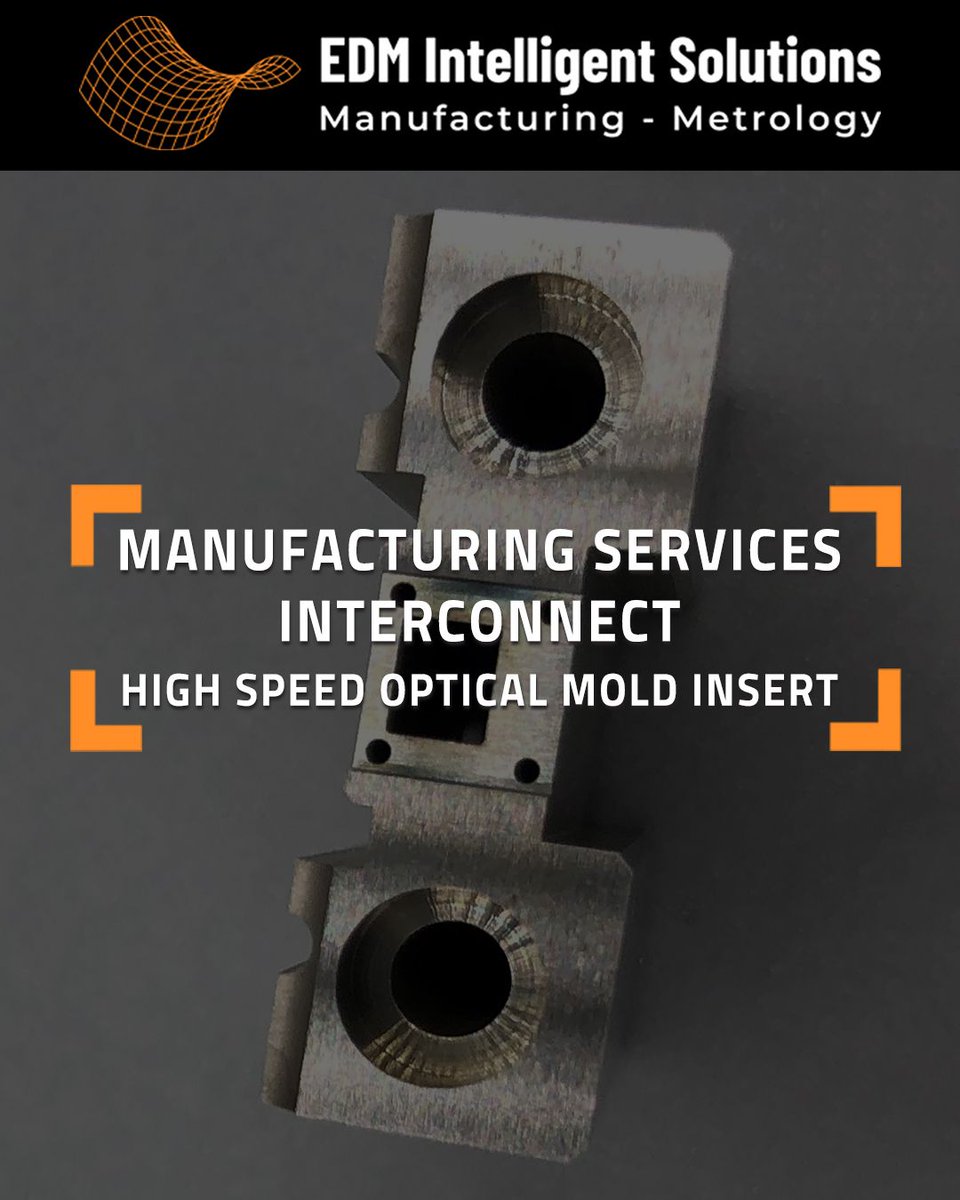 EDMIntSolutions's tweet image. High Speed Optical Mold Insert 

Produced from Hardened Tool Steel using a powerful combination of Wire EDM, Sinker EDM, and Precision Grinding—all while holding a demanding +/- 0.0001&quot; tolerance.

buff.ly/7UcnYfS