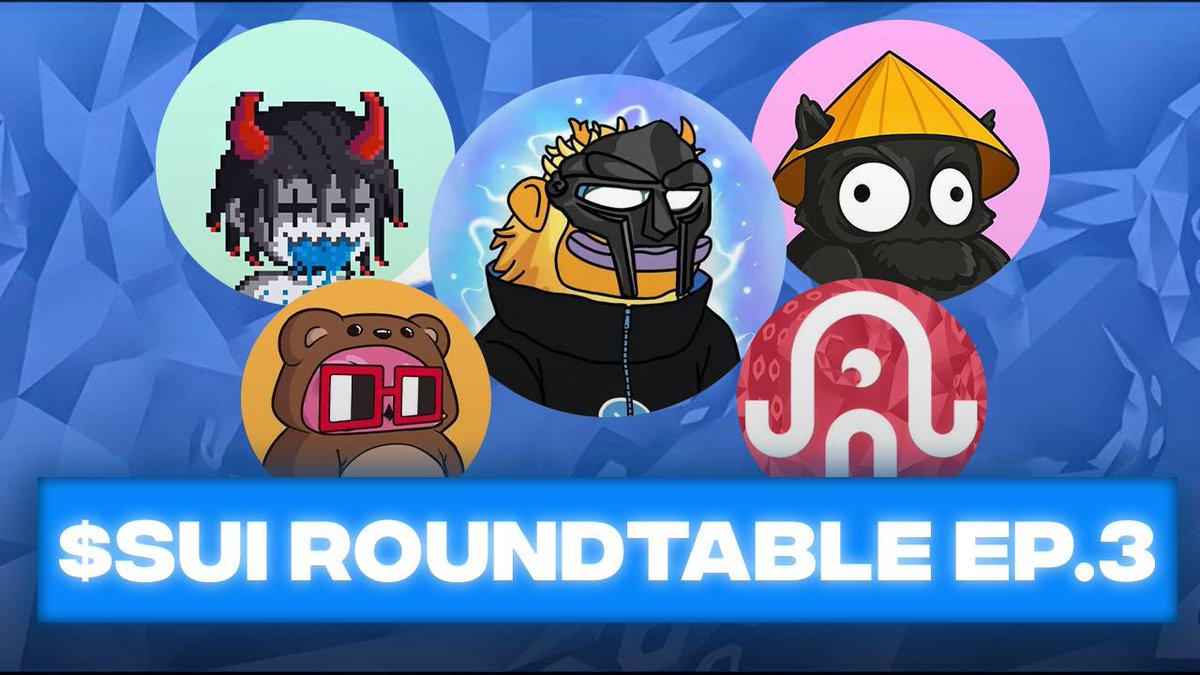 eyezenhour's tweet image. It&apos;s a great day to have our Sui Roundtable Ep. 3! 🎙️

Not because $SUI is up ~20%...
But because we have some @ikadotxyz legends joining us 🦑

Join us at 4pm EST / 9pm UTC with @d3h3d_ @illuminfti  @matteodotsui @0xd34th ⤵️
x.com/i/spaces/1vAxR…