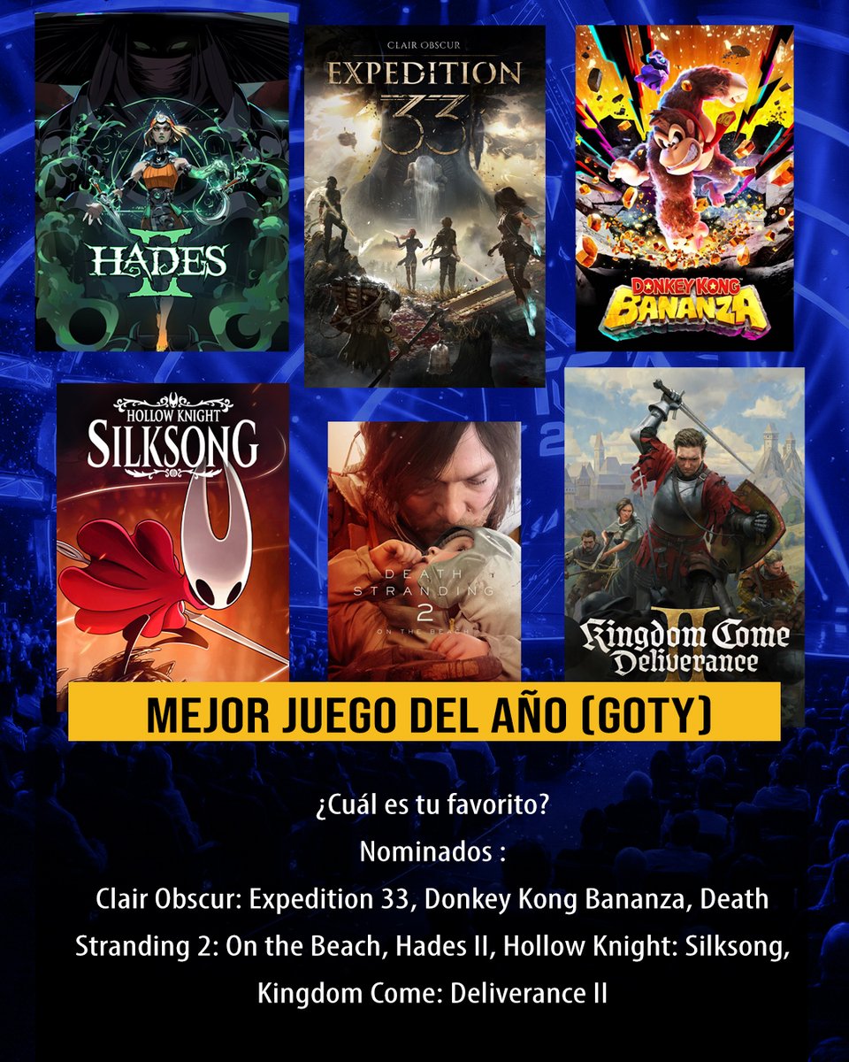 PyxArt's tweet photo. 🎮 TGA 2025 calienta motores: acción, indie, familia y GOTY en juego. ¿Tu favorito ya está nominado? 👀🔥
#TGA2025 #Pyxart #Videojuegos #GamerEcuador https://t.co/3EtQF1tXzw