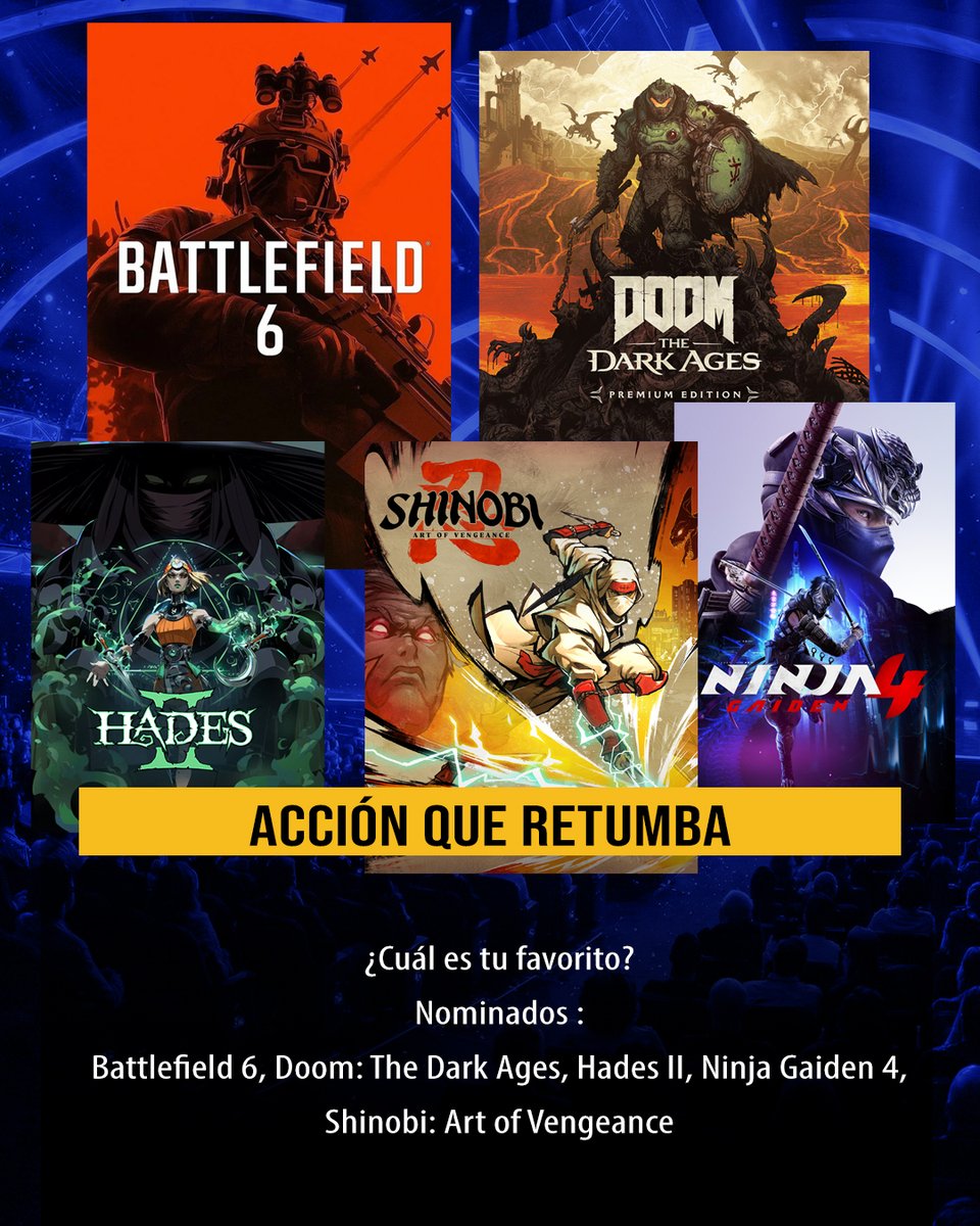 PyxArt's tweet photo. 🎮 TGA 2025 calienta motores: acción, indie, familia y GOTY en juego. ¿Tu favorito ya está nominado? 👀🔥
#TGA2025 #Pyxart #Videojuegos #GamerEcuador https://t.co/3EtQF1tXzw