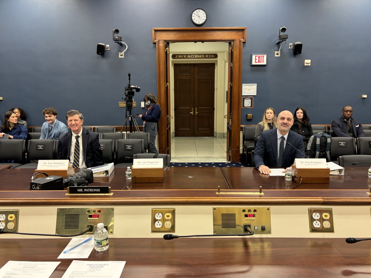 On the Hill: Tom Wickham (<a href="/askWick/">Thomas J. Wickham Jr.</a>), VP &amp; Managing Director Government Affairs at the U.S. Chamber, and Small Business Council Member Hrag Kalebjian, Owner of Henry’s House of Coffee in San Francisco, are testifying before <a href="/HouseSmallBiz/">House Committee on Small Business</a> on how retail crime and cargo theft