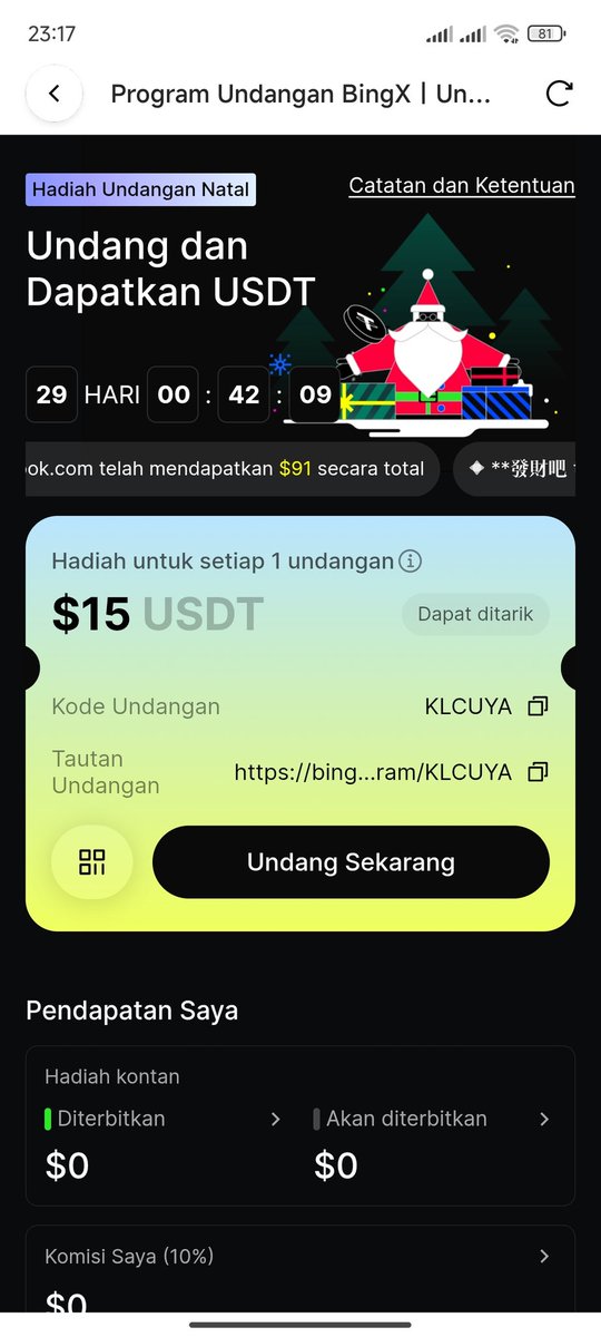 TonyLizzme's tweet photo. event bing x hadir lagi daftar dan kyc
klik https://t.co/6oBxAwyhwT https://t.co/Ehr9OayJ4F