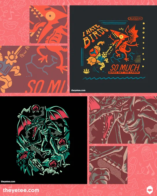 Today's #dailytees are resilient to a constant barrage of missiles, TO A POINT. https://t.co/ZD8ueXysBC 
