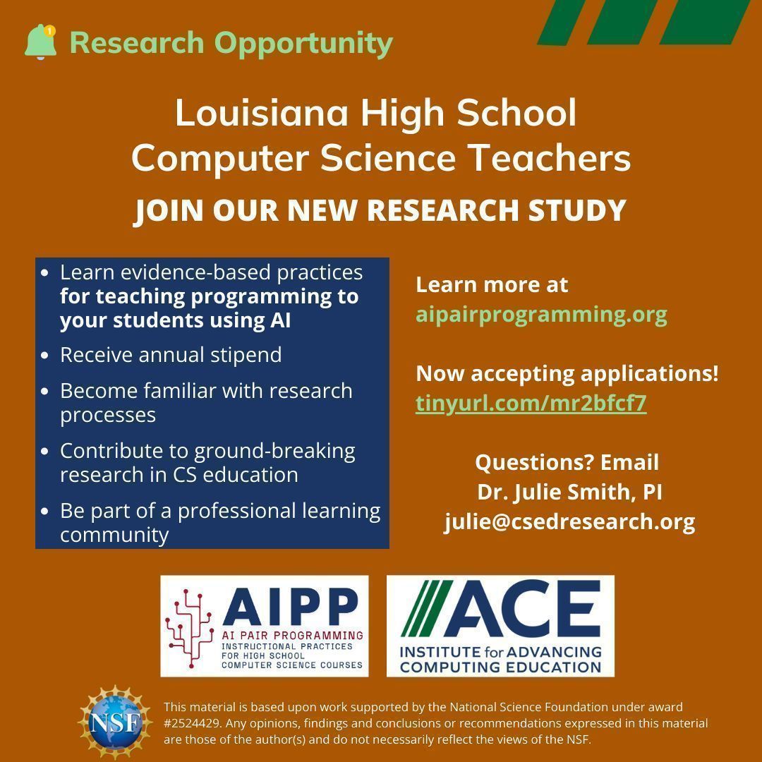 Institute for Advancing Computing Education tweet media