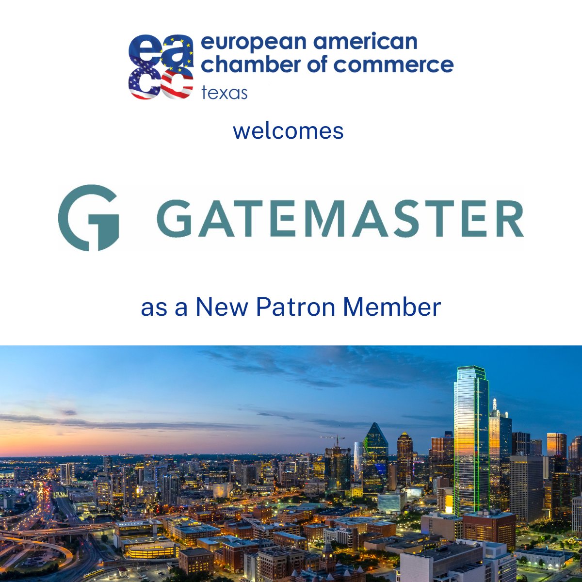 The EACC Texas is proud to welcome <a href="/GatemasterLocks/">Gatemaster Locks</a> as part of our Market Entry Program where we connect business opportunity to our membership in good standing.
