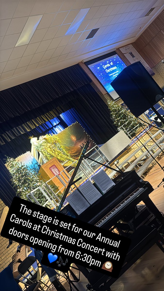 Today’s the day! We can’t wait to meet you all later at our Annual Carols at Christmas Concert with doors opening from 6:30pm and the show kicking off at 7pm 🕖 💙🎶 #teamstgens <a href="/stgensAP/">Cathy Austin</a> <a href="/StgenevieveS/">stgensmusicdept</a>