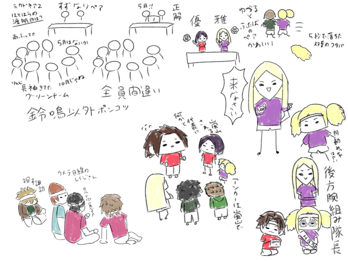 めっちゃ雑なレポ
個人的にミカドネアでガチ会議して間違える緑チーム大好きです

 #ボーダー大運動会in九州支部1130