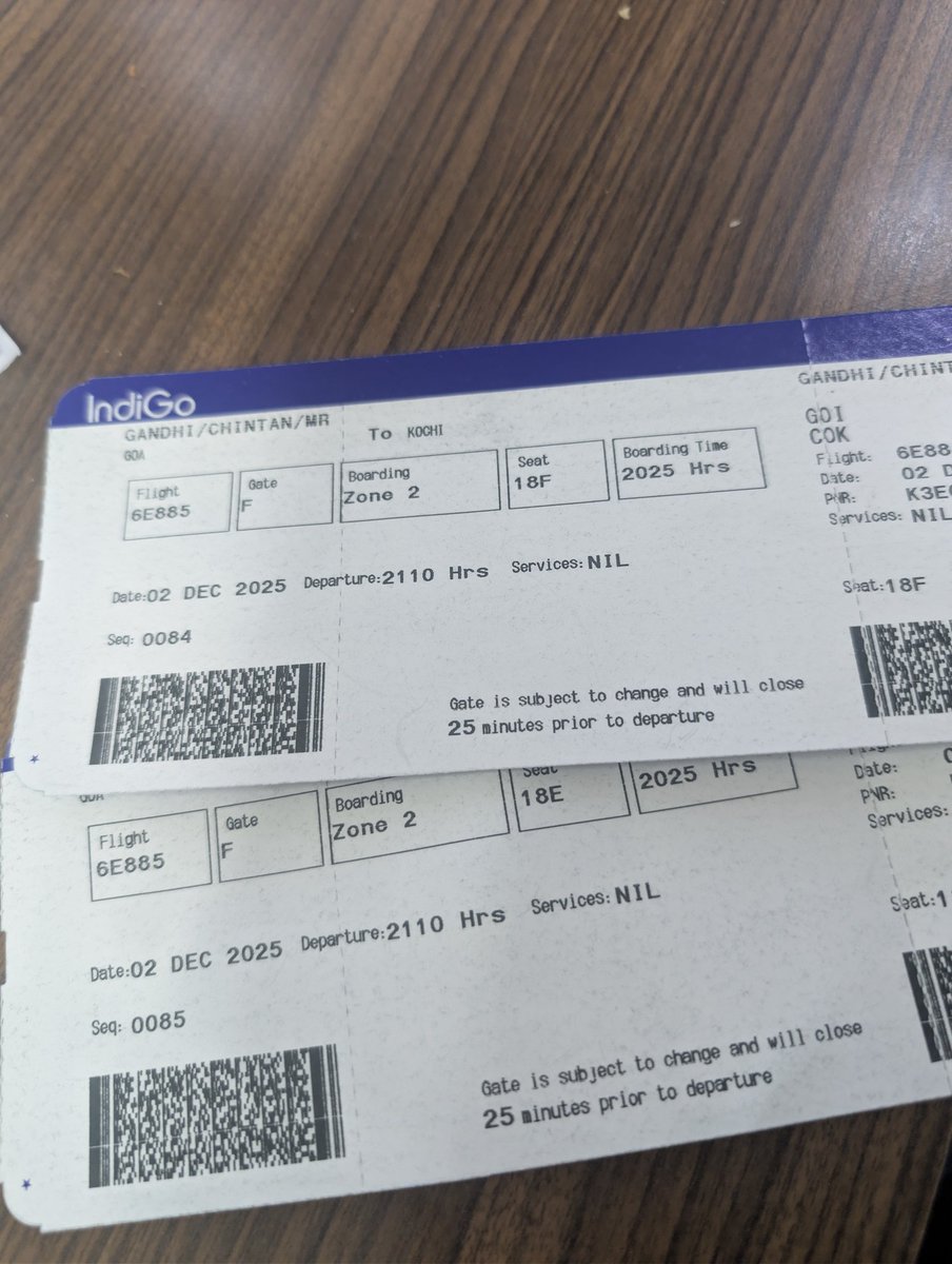 vidhivora's tweet photo. @IndiGo6E @AAI_Official our flight from Goa to Kochi is delayed by more than 2 hours. No announcement at the airport, no message.. as compensation got 600 ka voucher.. are you serious? We are supposed to travel from Kochin another 2 hours drive.. is there a system for this? https://t.co/K024LTfQM3