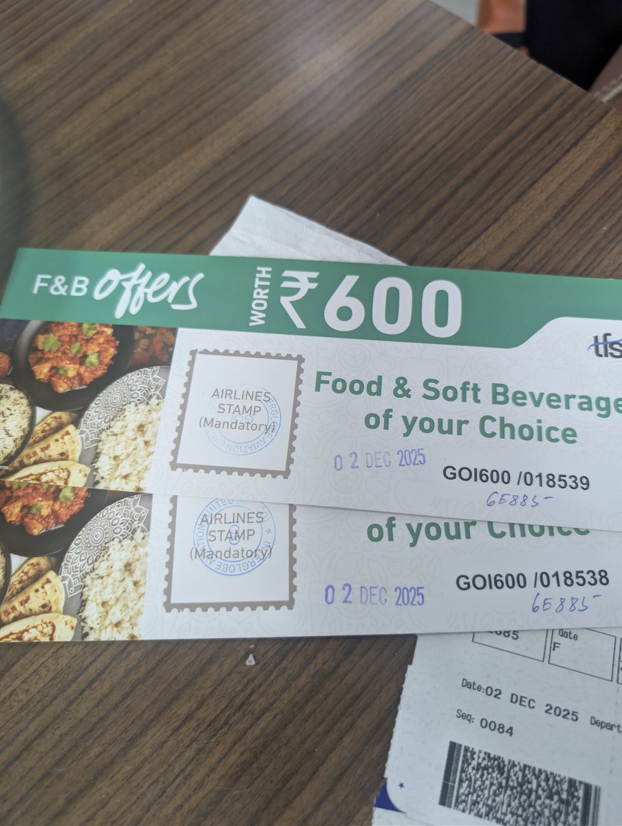 vidhivora's tweet photo. @IndiGo6E @AAI_Official our flight from Goa to Kochi is delayed by more than 2 hours. No announcement at the airport, no message.. as compensation got 600 ka voucher.. are you serious? We are supposed to travel from Kochin another 2 hours drive.. is there a system for this? https://t.co/K024LTfQM3
