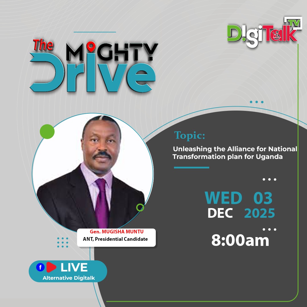 Don't miss Gen. <a href="/mugishamuntu/">Mugisha Muntu</a>  presidential candidate for <a href="/TheAllianceUG/">Alliance for National Transformation</a> tomorrow Wednedsay at 8am on #TheMightyDrive.
Topic: Unleashing the Alliance for National Transformation plan for Uganda come 2026.