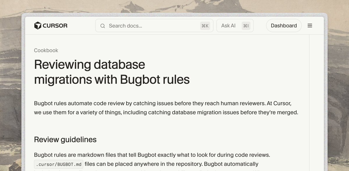 bugbot cookbook screenshot