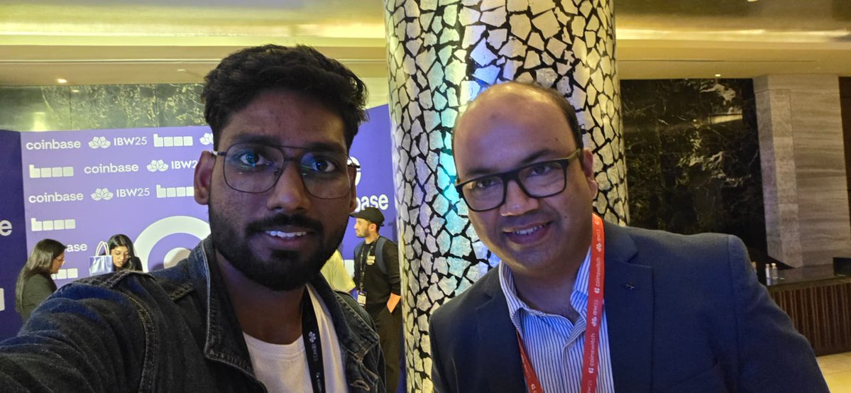 decryptionhub's tweet image. Man with the golden heart @simplykashif bhai @bitinning 
Missing you @impranavm_  bhai at #IBW #IBW2025  today #web3KiDuniya LOVE