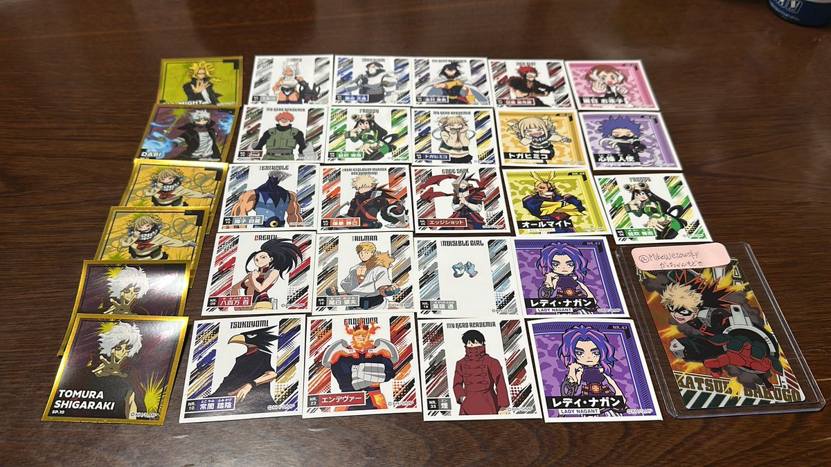MikeWezowsky's tweet photo. ヒロアカ　シール烈伝
【交換】　

譲:画像のもの何枚でも

求:SP爆豪勝己

郵送希望です。
検索からでもお気軽にお声掛けください。 https://t.co/ltvzbfjhgK