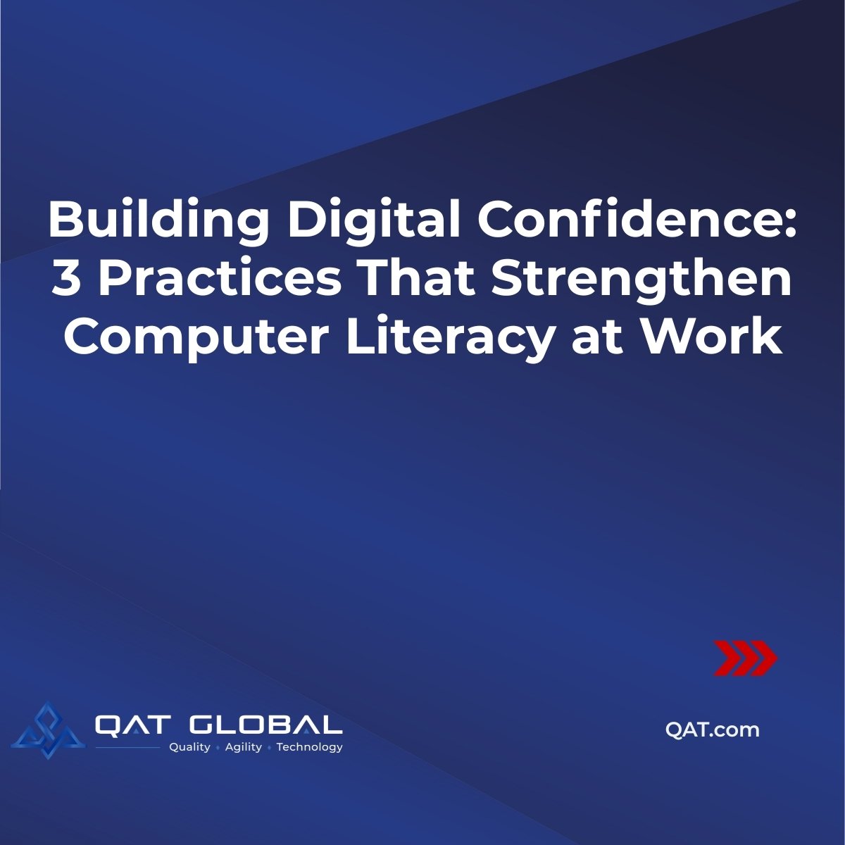 QATGlobal's tweet image. World Computer Literacy Day is a reminder that progress happens when people feel confident using the tech around them. As AI and software evolve, digital literacy is now essential.
QAT Global helps make the path easier. #QATGlobal #SoftwareDevelopment