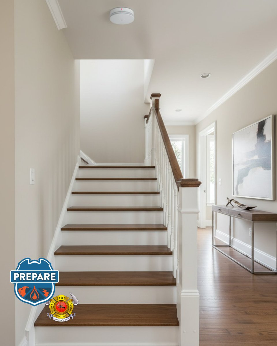 Fact: Working smoke alarms increase your chances of surviving a home fire by 50%! 

Make sure you have one outside of and in every bedroom, the tops of stairs, and on every level in your home.

#NCFA #NorthCountyFireAuthority #TimetoPrepare