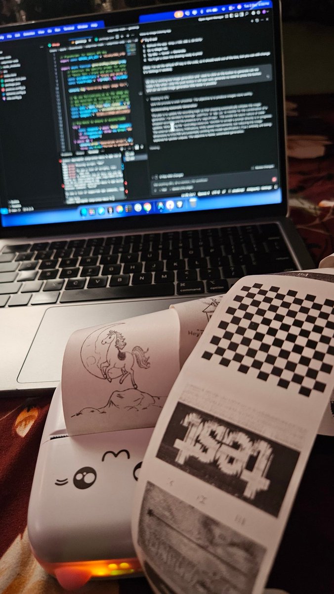 pinkeshdpatel's tweet image. Late-night hacking 🧠⚙️
Finally cracked the data pattern this tiny thermal printer receives from its official app!
Next step: build a Python script to generate the same output — then turn it into a full custom app.
This is getting exciting 😄🔥
#IoT #ReverseEngineering #PythonDev