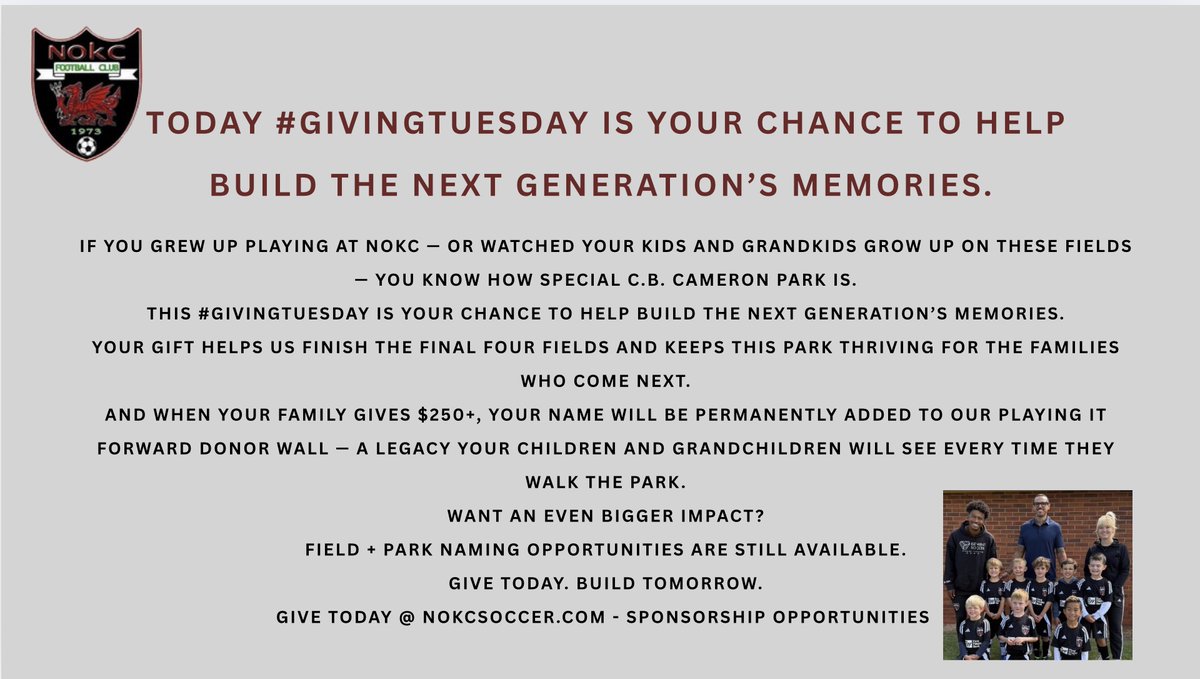 NOKC Soccer Club tweet media