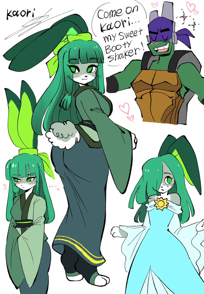 Oh sweet Kaori….🐇💚