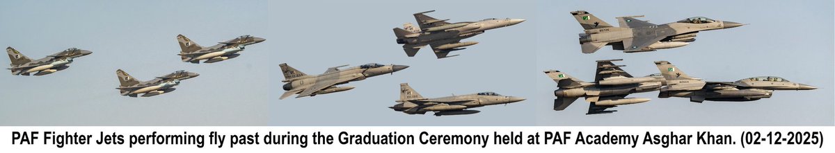GRADUATION CEREMONY HELD AT PAF ACADEMY ASGHAR KHAN

The Graduation Ceremony of the 151st GD(P), 97th Engg, 108th AD, 10th Nav (Alpha), 28th A&amp; SD, 11th Log, 134th Combat Support, and 98th EC (RSAF) Courses was held today at PAF Academy Asghar Khan, Risalpur. Air Chief Marshal