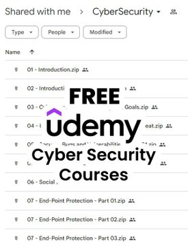 mariaislam6451's tweet image. Grab a Free Udemy Cybersecurity Bootcamp Course.

11 hours, 98 lessons to master:

📍 Cybersecurity
📍 Ethical Hacking
📍 More...

Want in?

Here&apos;s how:

1. Like and retweet this.
2. Comment with &quot;CyberSecurity&quot;.
3. Follow me and I&apos;ll send you the courses via direct message.