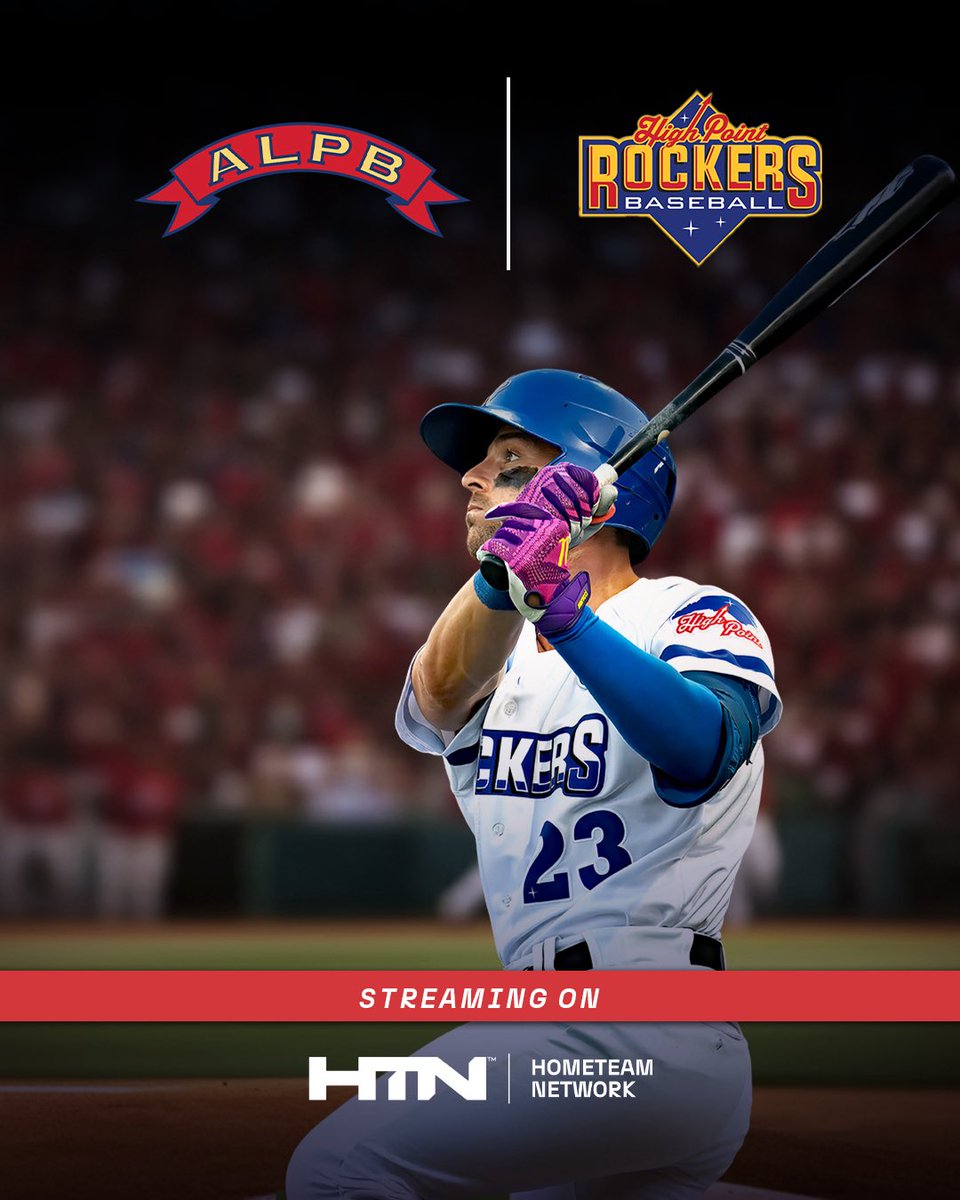 RockersBaseball's tweet photo. Rockers family there is a new way to watch ALPB Baseball😁🙌 Beginning in 2026, all games will be live streamed and on demand via HomeTeam Network🔥

Read more about it: https://t.co/EFnQK6f1P8 https://t.co/tQNh7KZj3q