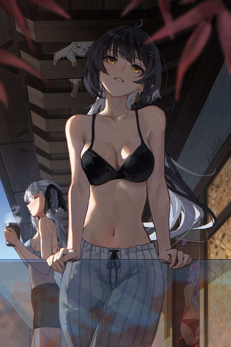 ErikVarts's tweet image. Even demigods need a holiday, no?

#WutheringWaves #WuWaFanart #鳴潮 #Rover #Jinhsi #Changli