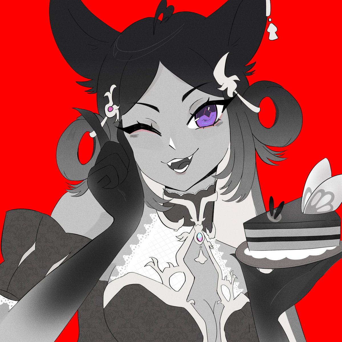 doppious's tweet image. Es mi cumpleaños 💜✨️🎉

#doppillust