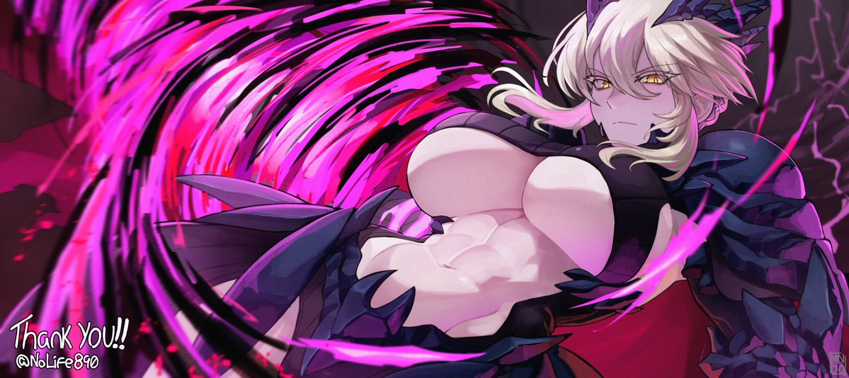 Mendo0821's tweet image. Artoria Pendragon (Lancer Alter)

Thank you so much for your commission @NoLife890!

#FateGrandOrder #FGO