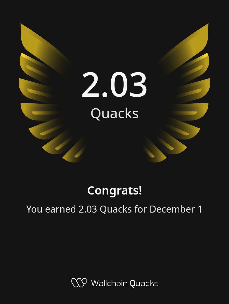 Candycripto's tweet image. Heyyo Quack

@wallchain   believe this

And keep cooking

You&apos;ll never regret it 

Just earned 2.03 Quacks on @wallchain in one day ..