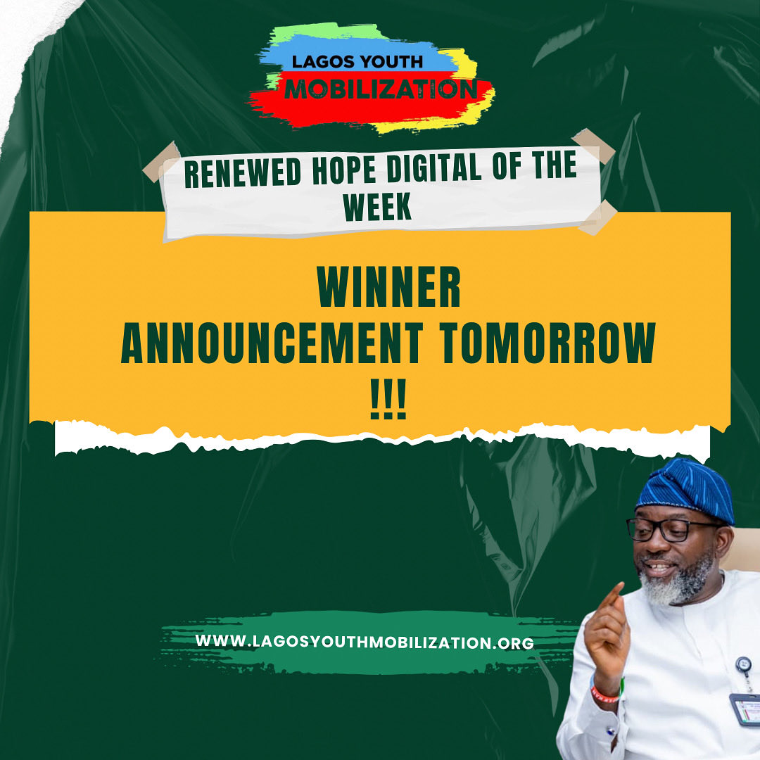 WHO IS THE DIGITAL YOUTH OF THE WEEK?

The points have been tallied, the data verified, and one name stands at the top of the leaderboard!

Tomorrow, we reveal the first champion to walk away with the massive 100GB Data Reward and an exclusive session with the SSA to the