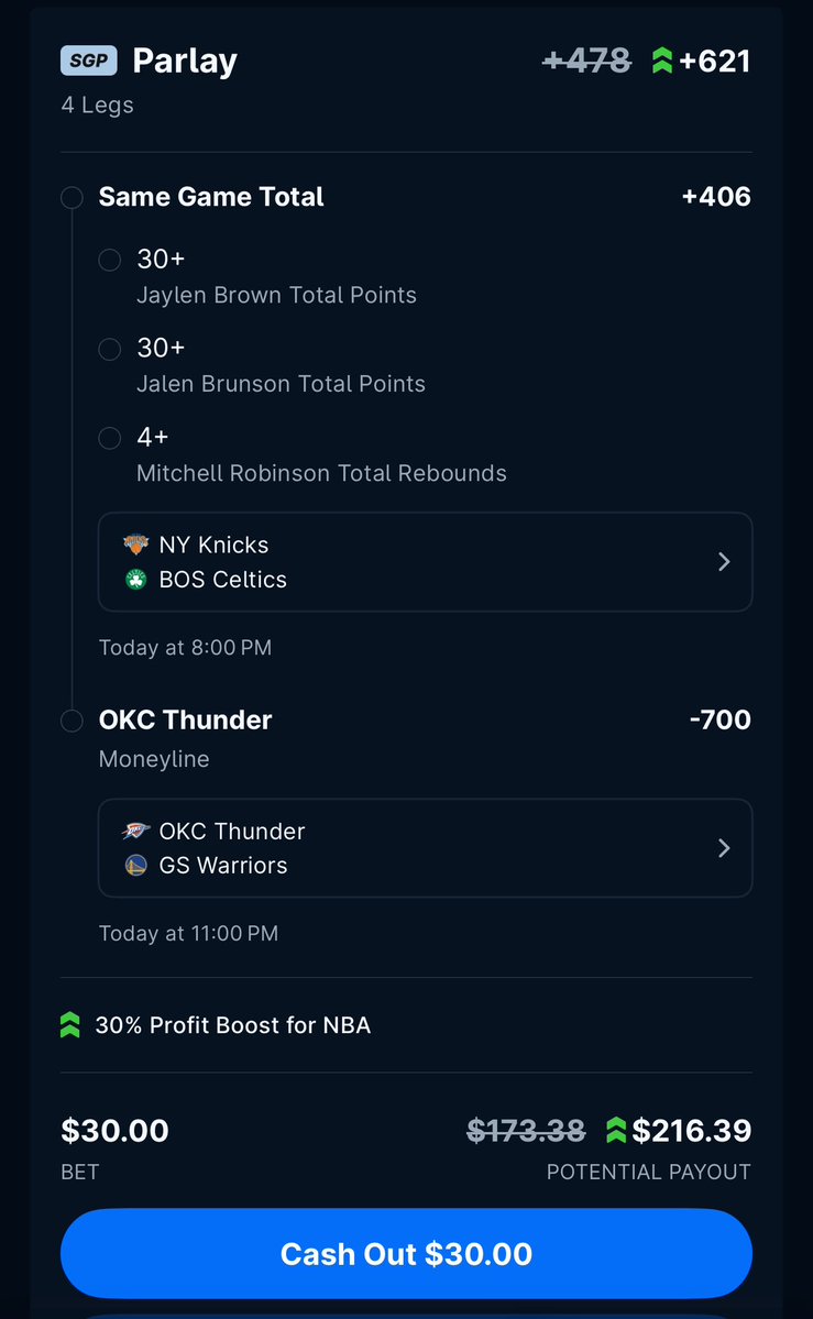 Used my Score 30% boost on this and risked .3u #bmb🔥💨 if you want all my plays hit the link ⬇️ 

whop.com/thecapperscoll…