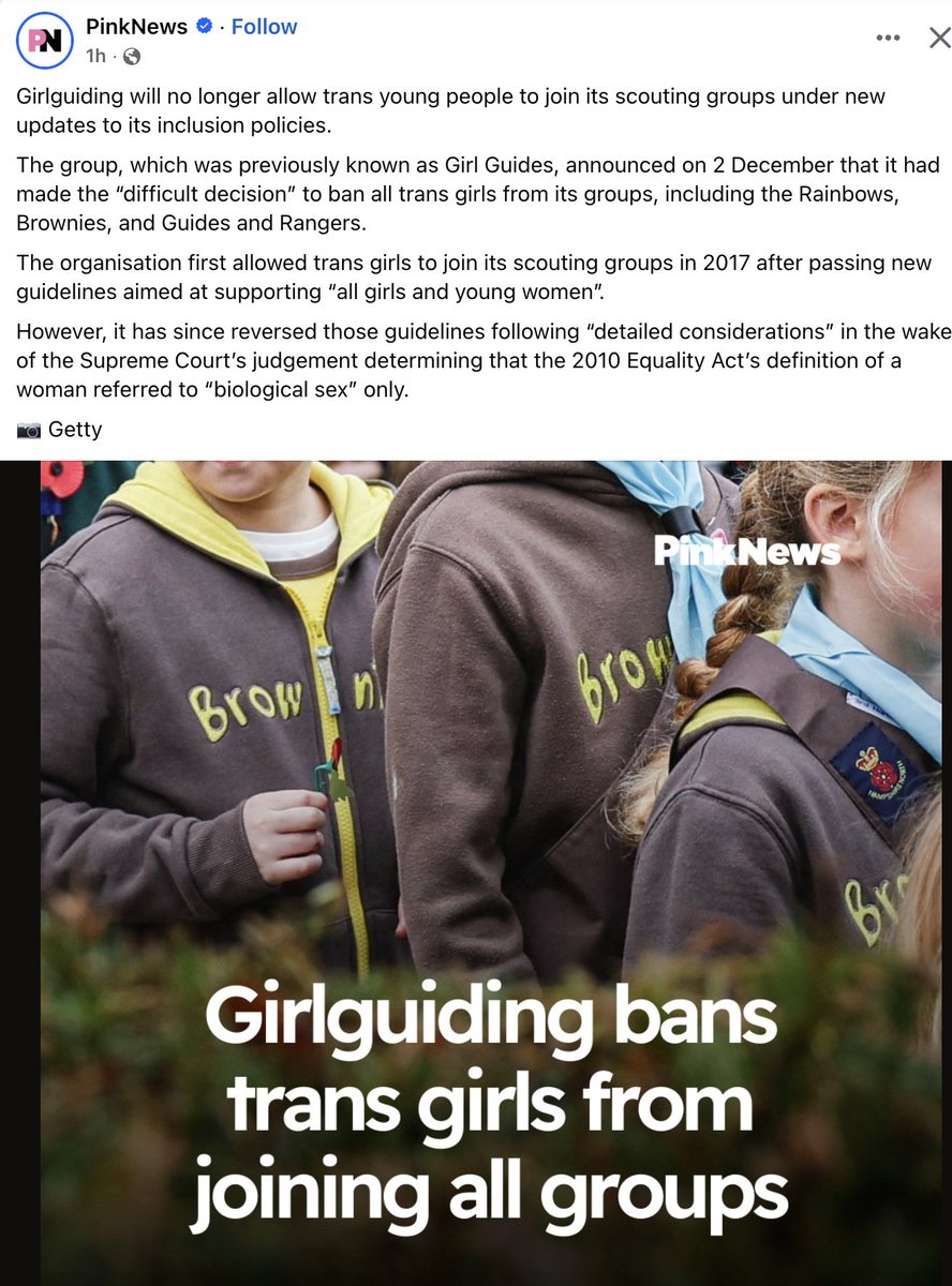 nyaraVT's tweet image. Serious question.. who does this help?

Literally excluding young girls from activities just because they&apos;re trans.

This is only contributing to the mental health issues that trans people face due to being ostracised.