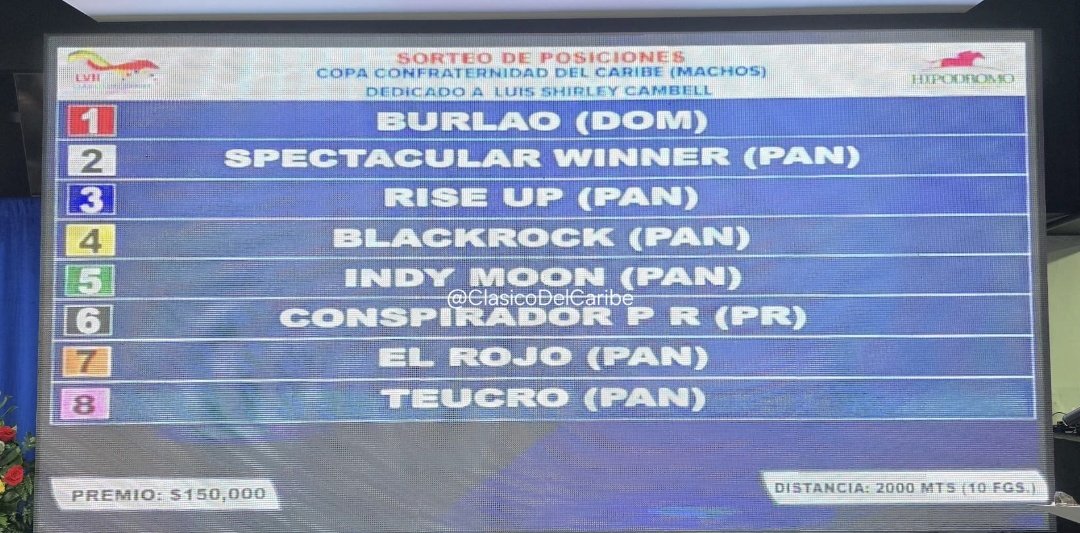 Conf. Hípica Caribe tweet media