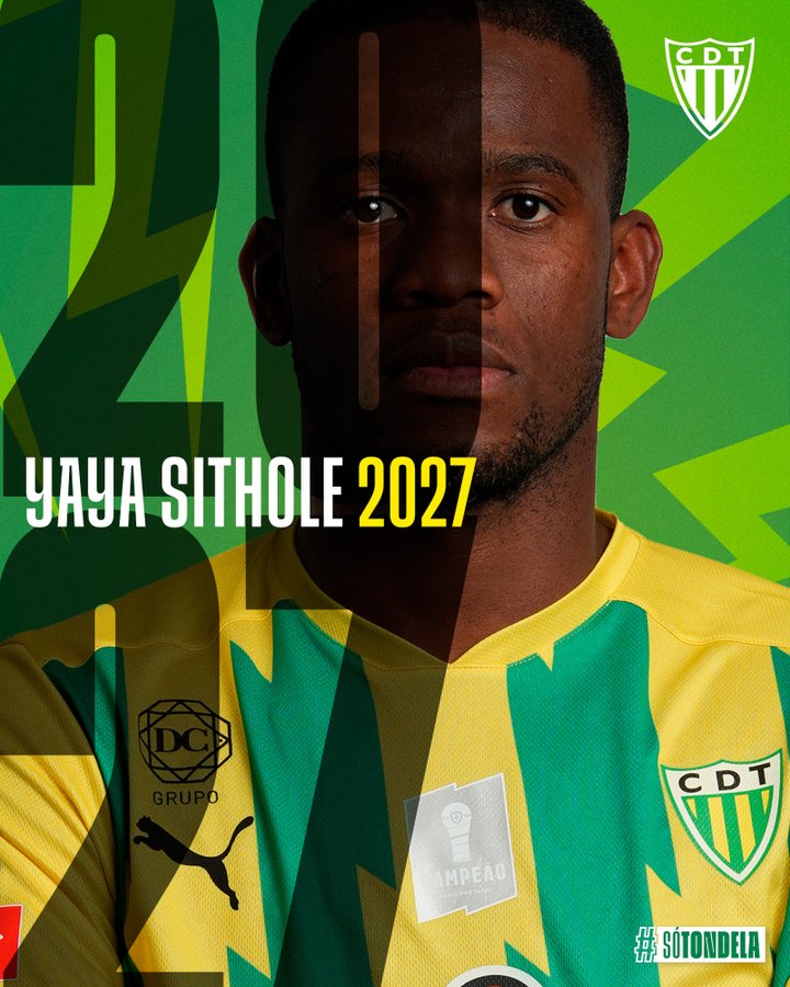 UnplayableZA's tweet photo. 𝗗𝗘𝗔𝗟 𝗗𝗢𝗡𝗘 ✍️ 

Sphephelo 'Yaya' Sithole 🇿🇦 has signed a new deal with Portuguese side CD Tondela 🇵🇹until June 2027.

#UNPLAYABLE https://t.co/Bq4ATwy55o