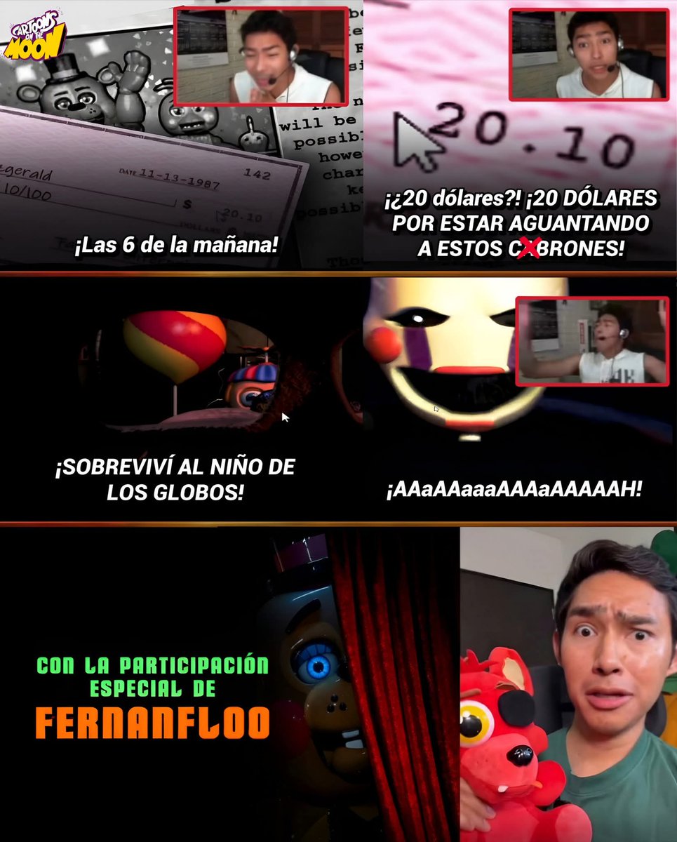 FuntimeCove's tweet photo. El crack ha regresado ;D

#fnaf2movie #FNAFMOVIE #fnaf2 #fernanfloo https://t.co/ygoMRh56C1