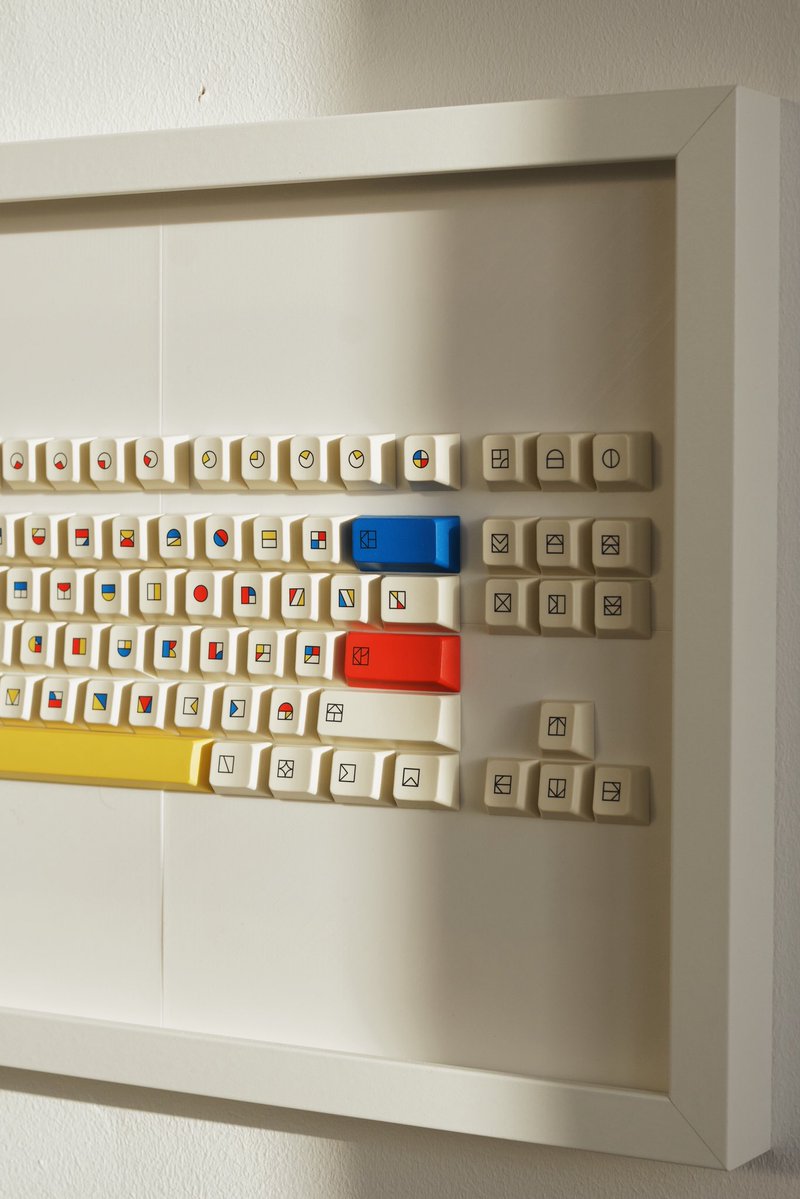 This was the first physical thing I designed in the keyboard space. Framing it felt like a good way to mark where the whole path began.