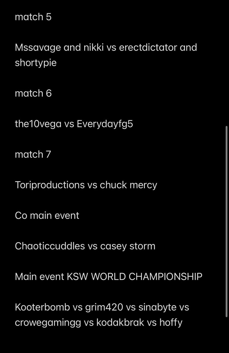 ARE WE READY FOR TONIGHTS 20 TUB FRESHENUP GIVEAWAY AND KSW FIGHT NIGHTTTTTTTT?????? YEAHHHHHHH <a href="/PlanetSlayr1/">PlanetSlayr</a> <a href="/snixsnacks/"></a> <a href="/andweeeezy/">ang ⋆⭒˚⋆</a> <a href="/KickDreNation21/">DreNation21</a> <a href="/ShottaFlowFPS/">xIShottaIx</a> <a href="/TheDoubleDos/">TheDoubleDos</a> <a href="/xtroubl3dx/">TROUBL3D</a> <a href="/uhmaayyze/">Uhmaayyze</a> <a href="/DubzMusic/">DUBZ 🐺</a> <a href="/itsnikknackz/">Nikki</a> <a href="/MsSavageAF/">MsSavage</a> <a href="/ErectDictator/">ErectDictator 🌹</a> <a href="/shortypie/"></a>
