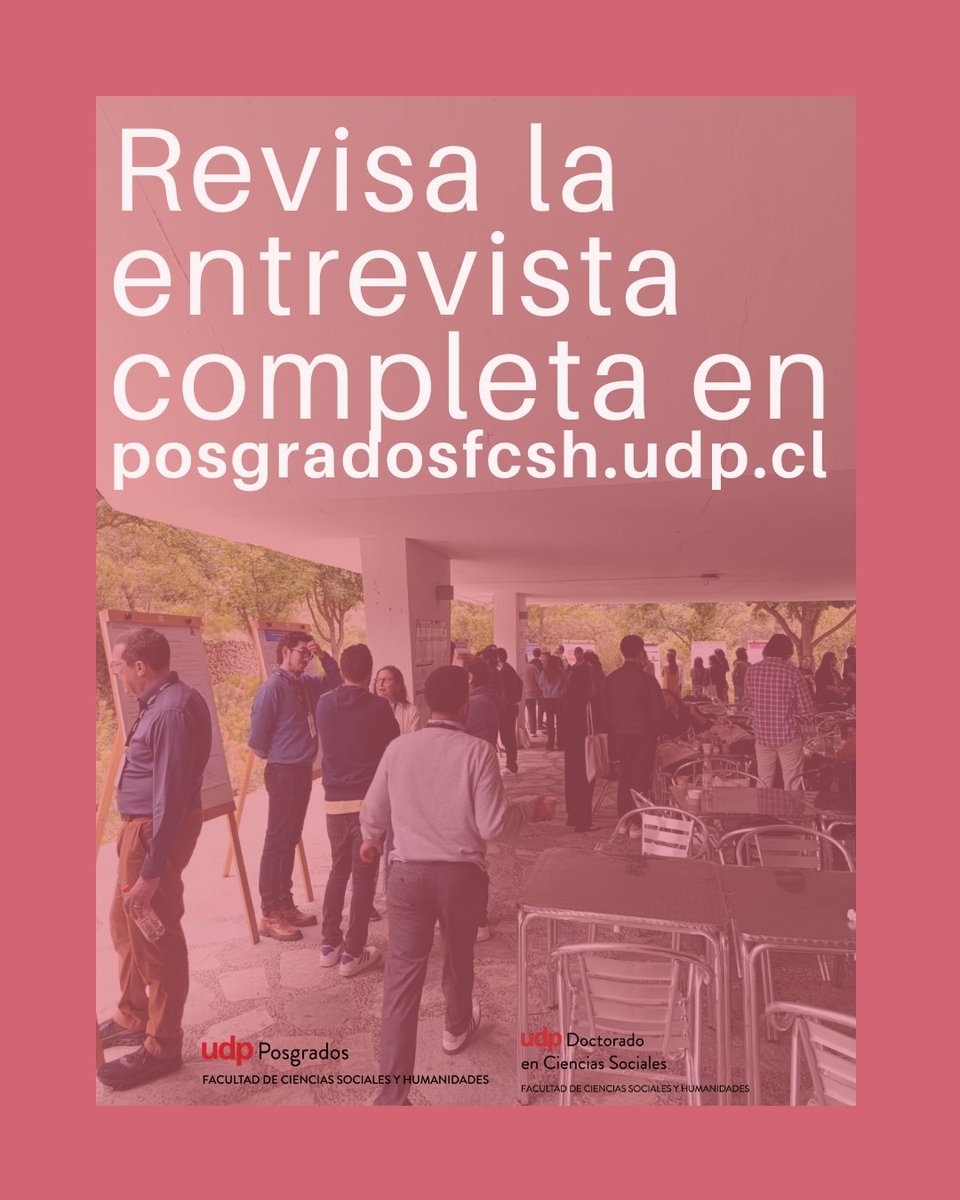 Posgr_fcsh_UDP's tweet photo. Conversamos con Diego Casas-Ramírez (@DiegoCasasR_ ) sobre su participación en la LAPolMeth en Viña del Mar 🌊. Destacó que “Tuve la oportunidad de conocer investigaciones y métodos de vanguardia” 💬📊. Lee la entrevista completa: https://t.co/XhjmRRBUmm https://t.co/rn7Ivtig5o