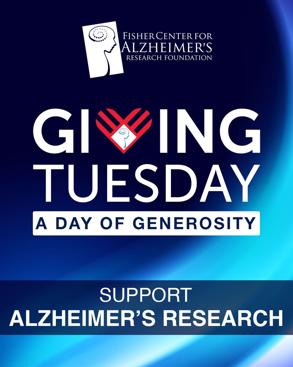 FisherCenter's tweet photo. It’s #GivingTuesday! 💜

Join us in carrying 30 years of Alzheimer’s progress forward—fueling research, care, and hope worldwide.

Donate now: https://t.co/W4L3e9z5Nj

#AlzheimersResearch #ScienceForHope #BrainHealth https://t.co/jFT1zwCcWB